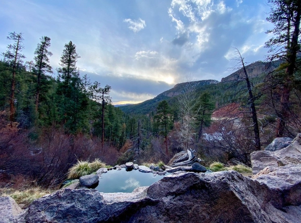 Jemez Springs hot springs