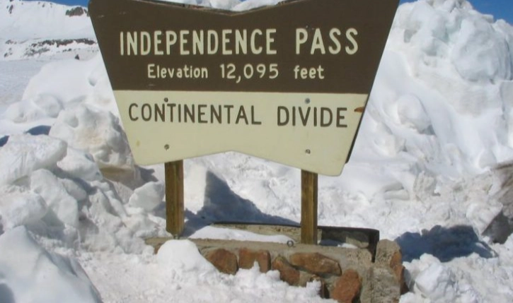 driving Colorado mountain passes