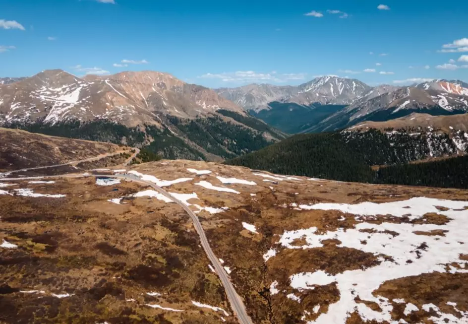driving Colorado mountain passes