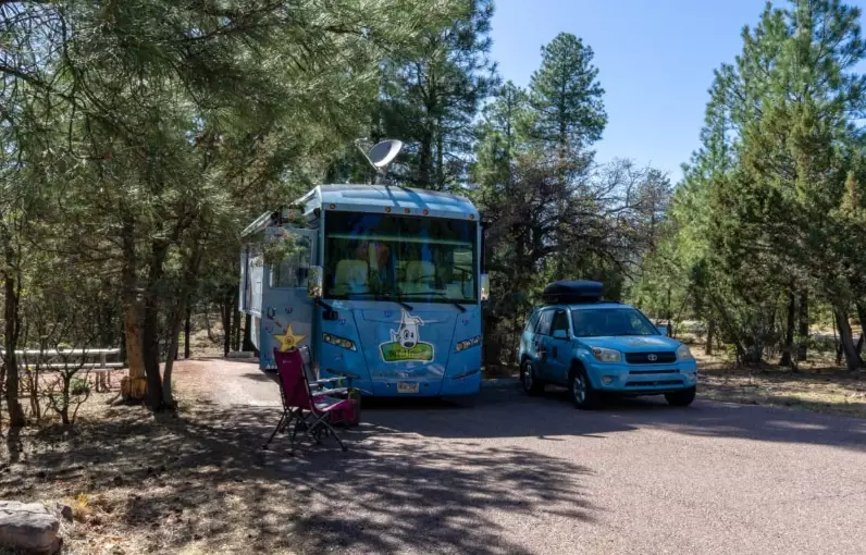 Arizona desert camping