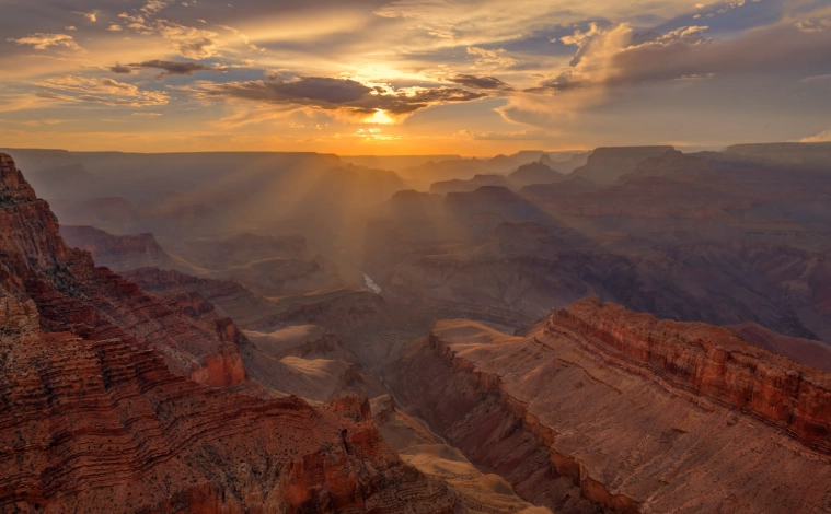 best sunset at South Rim