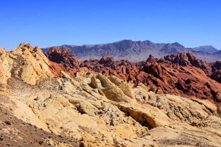 Nevada red rock formations