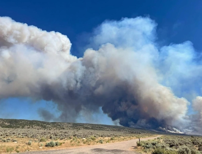 Is there a fire in the Grand Canyon