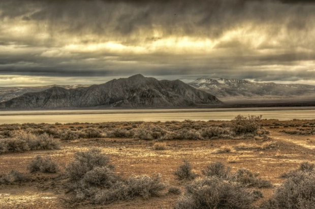 volcanic rock desert