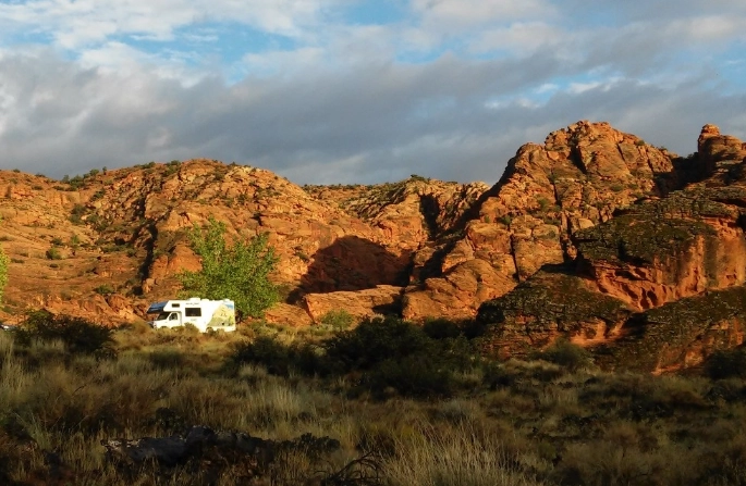 Snow Canyon camping