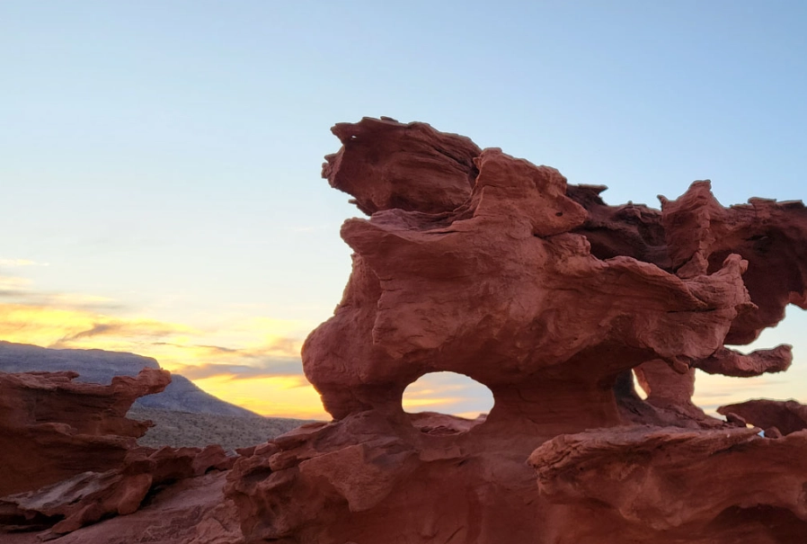 red rock formations nevada