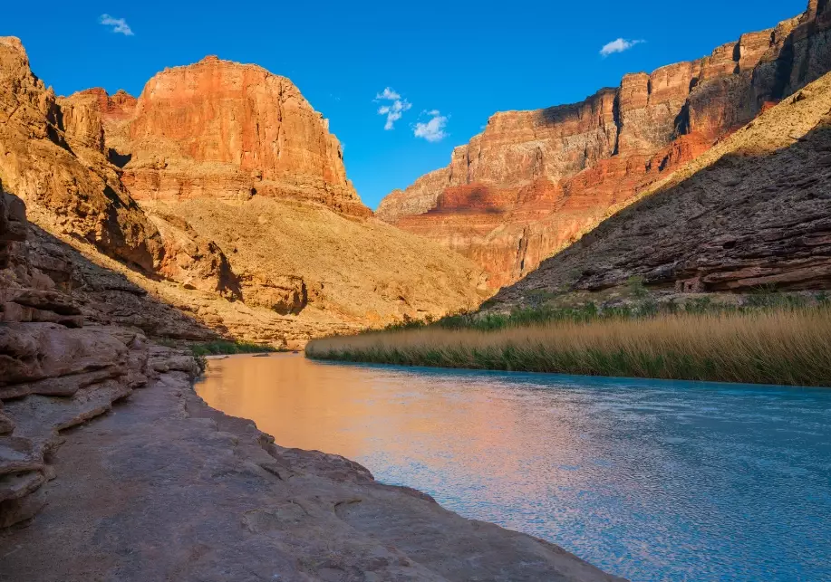 turquoise waterfall Arizona