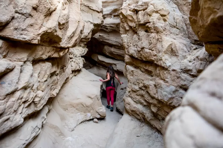 How long is the slot canyon hike?