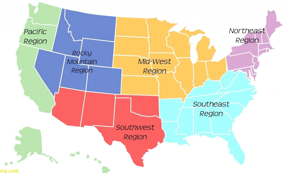 Southwest region capitals