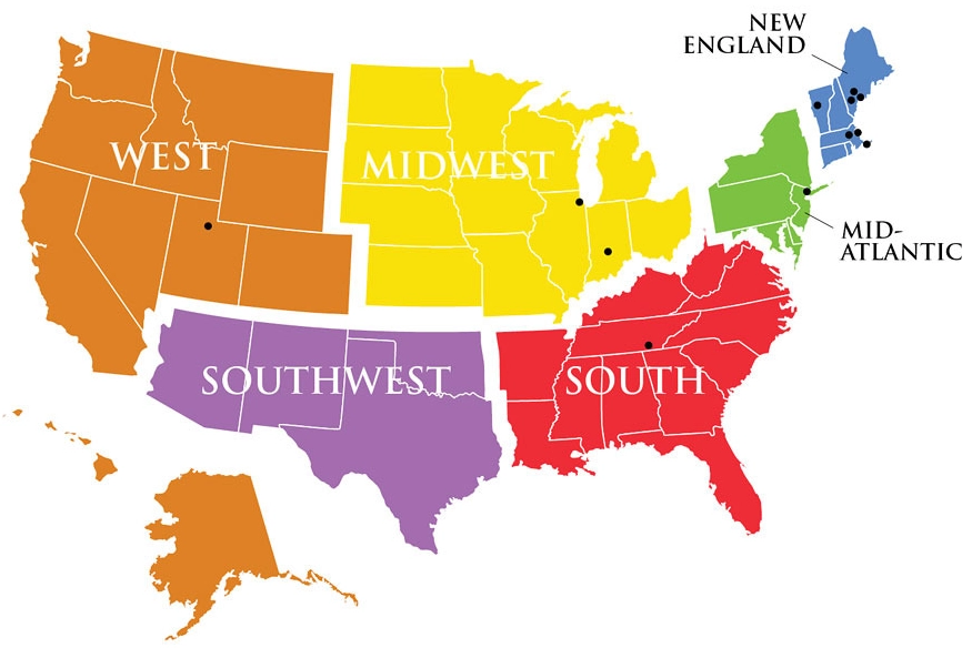 Southwest states and capitals