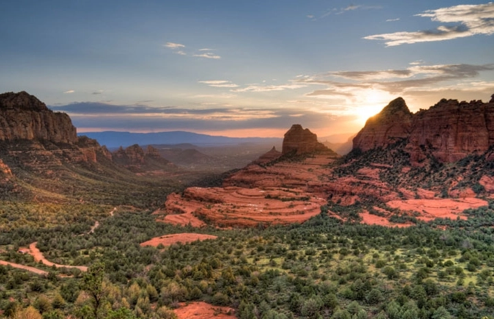 Arizona red rock hiking